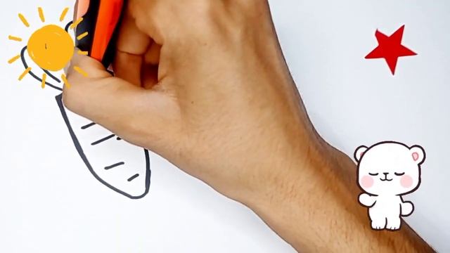 Рисуем картинки из овощей для детей / Drawing Pictures Of Vegetables For Children