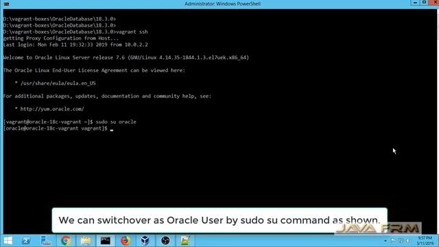 Oracle Database 18c Installation on Oracle Linux 7 using Vagrant and VirtualBox 6 0 смотреть онлайн