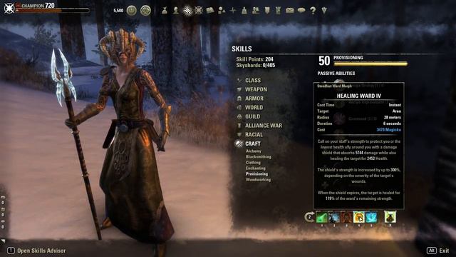 ESO The Shaman (Warden Healer) Dragon Bones DLC. смотреть онлайн