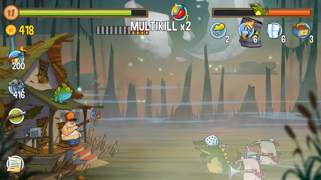 Swamp Attack - Episode 3. Level 2 Android Gameplay смотреть онлайн