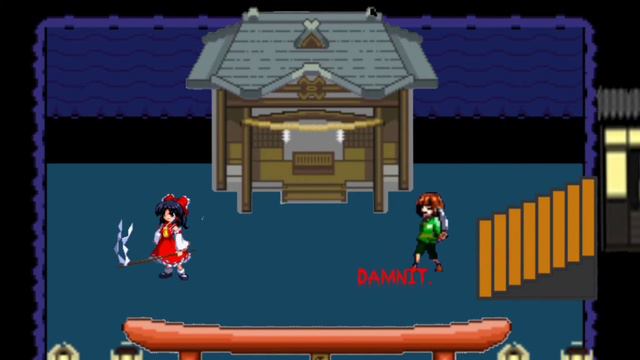 UNDERTALE X TOUHOU:LAST STAND,reimu and Marisa vs Chara смотреть онлайн