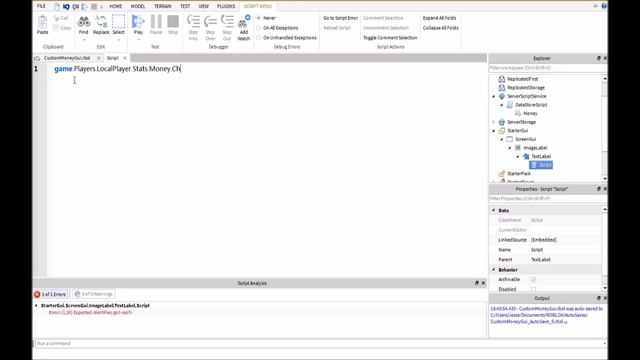 Roblox | How to make a custom money gui смотреть онлайн