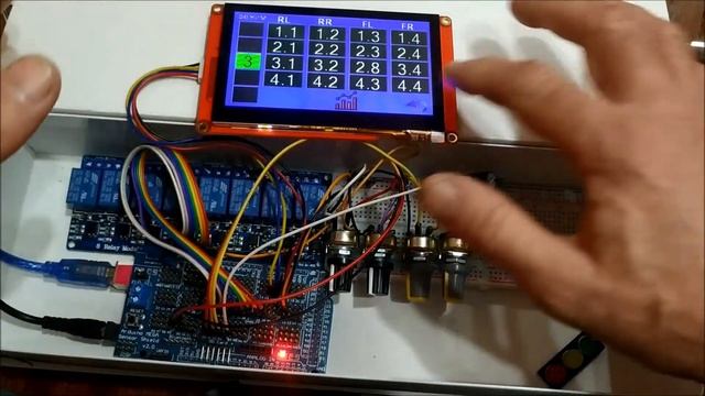 Пневмоподвеска на Соболь. Управление с сенсорного экрана. смотреть онлайн