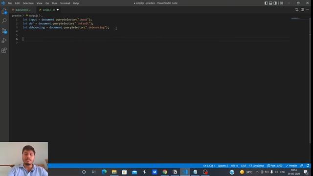 Debouncing in JavaScript смотреть онлайн