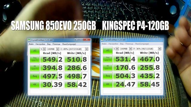 SSD KingSpec P4-120GB Хороший и Дешёвый смотреть онлайн