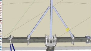 Проект мини крана для возведения стен из газоблока  Проектирование разборного крана