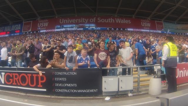 FAN CAM: SOL BAMBA GOAL v QPR смотреть онлайн