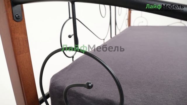 Кровать односпальная 6140 темный дуб смотреть онлайн