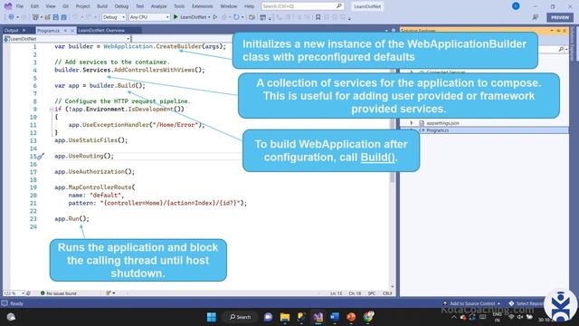 Asp.net Core folder structure | .NET Full Course смотреть онлайн