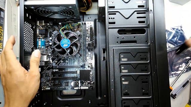 Intel Core i3 8100 GIGABYTE H310M-S2P Kingston 2400 DDR4 budget PC 2018 смотреть онлайн