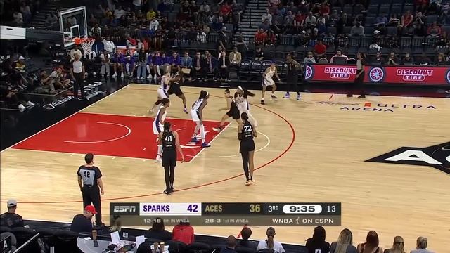 Los Angeles Sparks vs. Las Vegas Aces | FULL GAME HIGHLIGHTS | August 19, 2023 смотреть онлайн