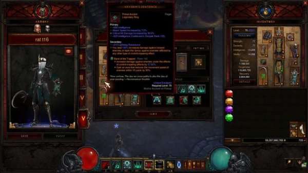 Diablo 3 Season 28 LoD Necromancer blood mage speed t16 build.