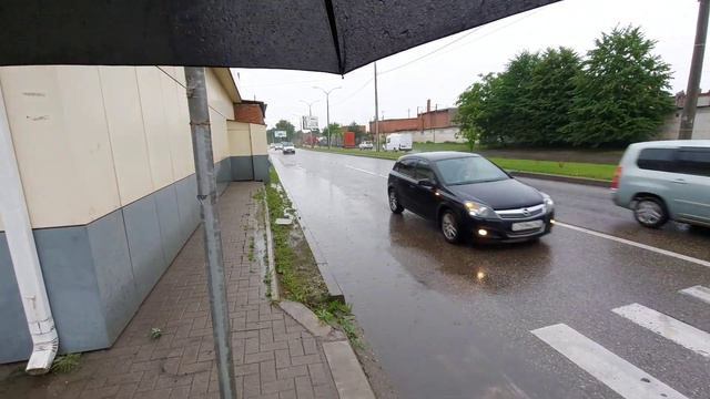 Мощный ливень в Краснодаре. смотреть онлайн