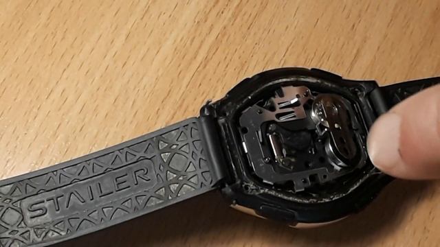 замена батарейки на часах CASIO AQ 164 смотреть онлайн