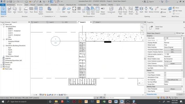 Reinforcement Rebar Footing, Column & Beam In Revit 2021