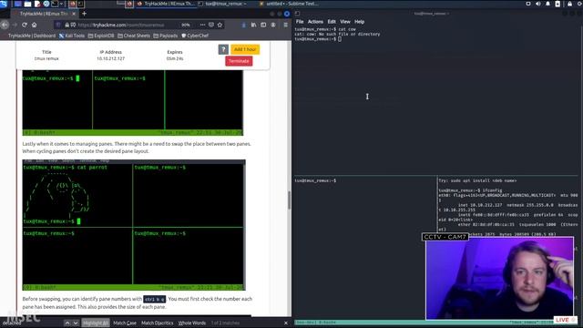 Highlight: THM: REmux The Tmux 'info' room. смотреть онлайн