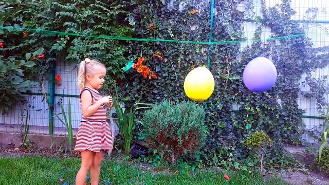 #learncolors #учимцвета #balloons Learn COLORS With BALLOONS And Nastya. Easy And Funny For Kids