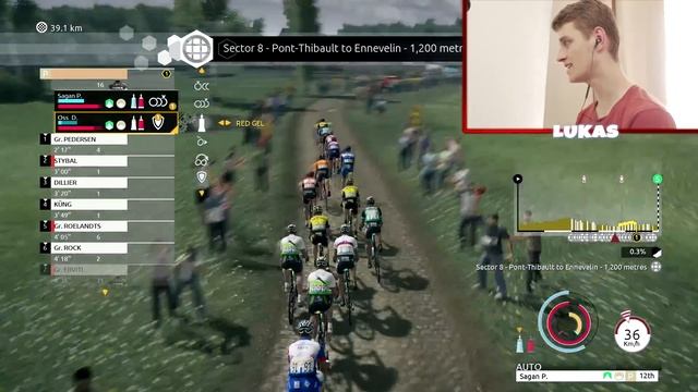 Le Tour De France 2019 - Paris Roubaix With Peter Sagan! (TDF Game English Gameplay PS4) смотреть онлайн