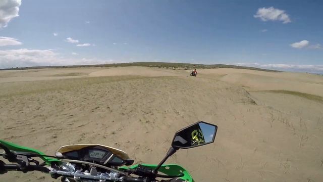 Поездка на оз. Дус-Холь (Сватиково) через пески на Motoland XR 250 Enduro смотреть онлайн