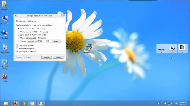 تعديل حجم الصور بكبسة زر Resize Image With Image Resizer for Windows смотреть онлайн