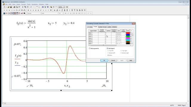 Mathcad 2D Plots with Multiple Functions - Brain Waves смотреть онлайн