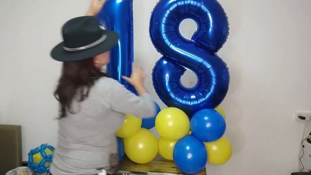 Как сделать композицию из воздушных шаров на 18 лет смотреть онлайн