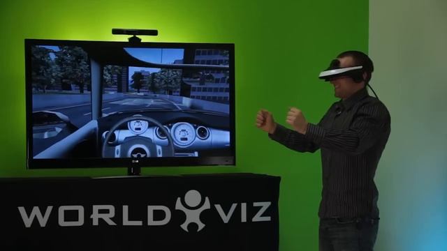 WorldViz demo game: Driving Simulator, powered by Vizard смотреть онлайн