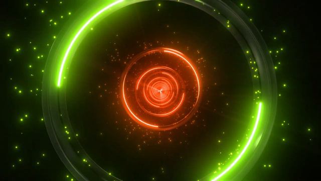 VJ LOOP NEON Colored Particular Radial Tunnel Abstract Background