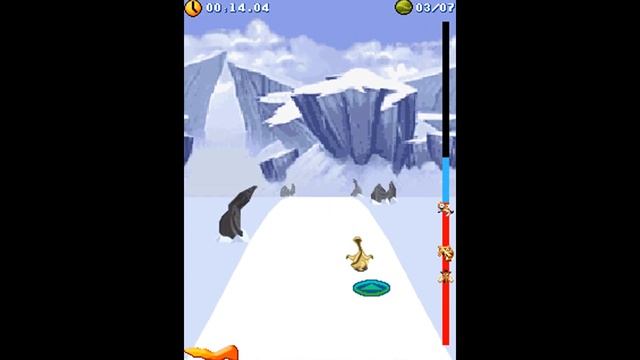 Прохождение игры Скейтер Ледникового Периода: Трасса 6 - Горнолыжный Спуск смотреть онлайн