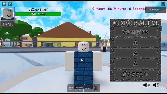Vampire Showcase | Roblox A Universal Time смотреть онлайн