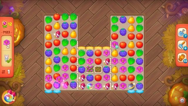 Gardenscapes Садовник #667 (уровни 7117-7129) Строим Навес с Удобствами и Скамейку Влюблённых