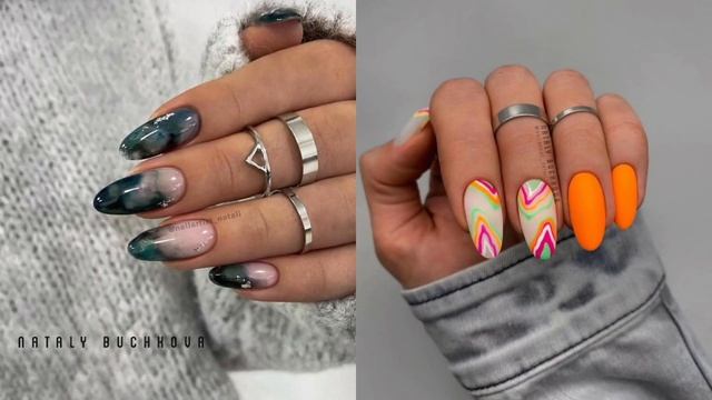 МАНИКЮР НА ОКТЯБРЬ 2021: идеи дизайна в фото смотреть онлайн