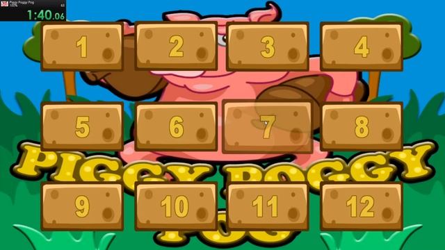 Piggy Poggy Pog 100% Speedrun Former World Record (3:20.48) смотреть онлайн