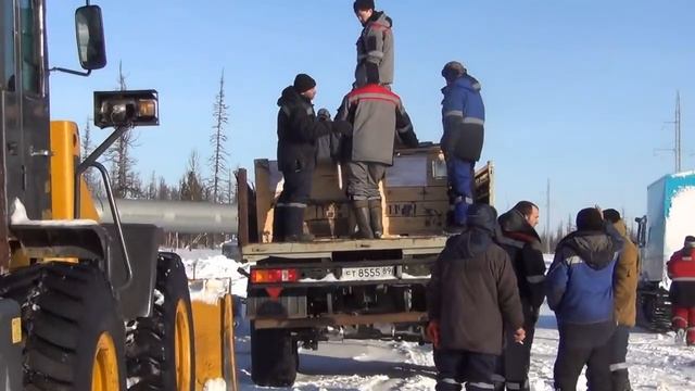 Проект "Вахта Север" Один день из жизни вахтовика манипуляторщика! Новый Уренгой!!#4 смотреть онлайн
