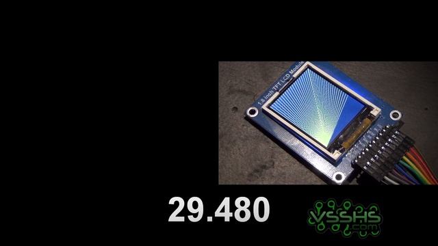 ST7735 1.8" TFT Dispay: Hardware SPI vs bit-banging the SPI смотреть онлайн