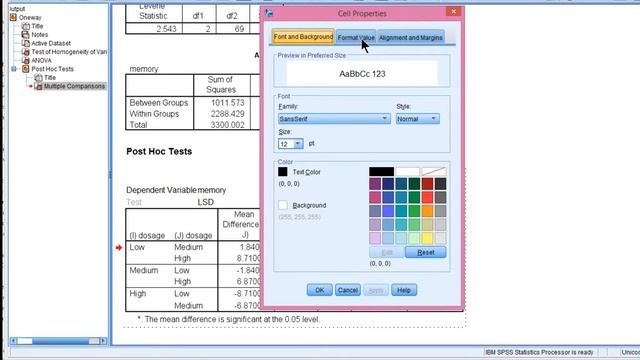 V7.7 - Increase decimal place in SPSS output смотреть онлайн