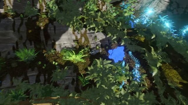 Экзотический лес в blender 2.92. смотреть онлайн