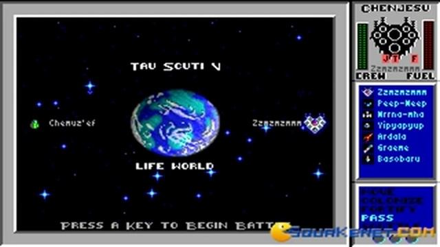 Star Control 1 Gameplay (PC Game, 1990)