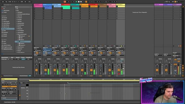 How to produce a Funky Groovy Track in Ableton Live | Live Music Production from Twitch Stream ?? смотреть онлайн