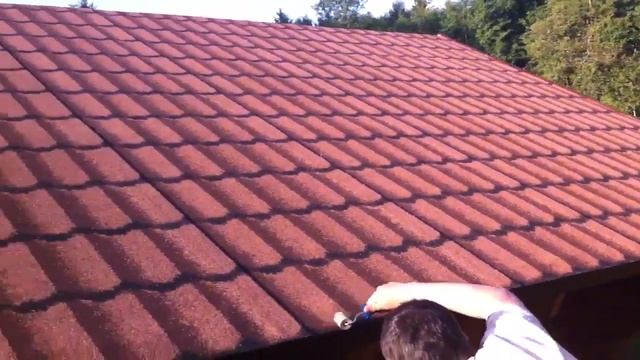 Монтаж самоклеющейся рулонной черепицы Icopal 3D смотреть онлайн