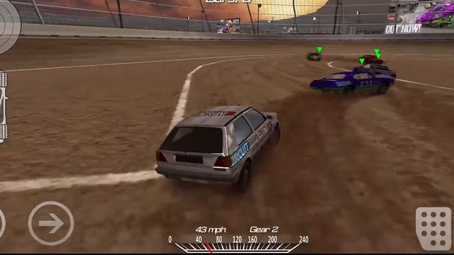 2020 Беспредел гоночный тачка  Demolition Derby 2 - Обзор на андроид  (Лучшая игра про дерби)
