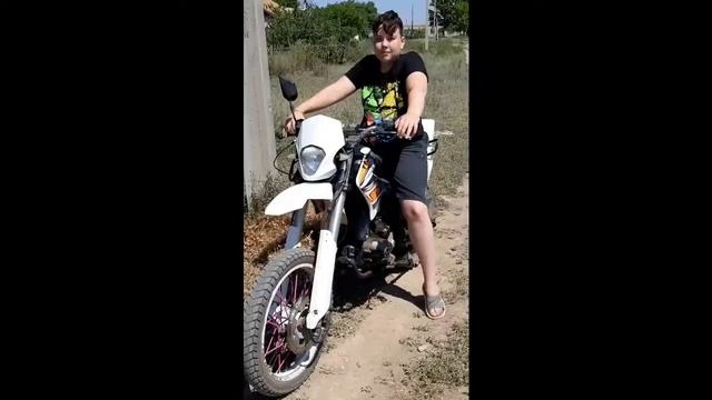 Покатушки на питбайке Racer 125 смотреть онлайн