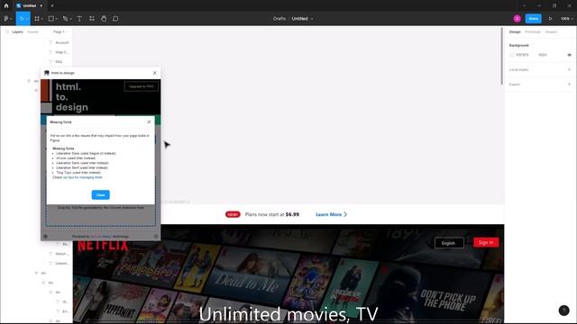 How To Use HTML To Design Figma Plugin In 2 Minutes | Editable Figma Design | HTML to Figma смотреть онлайн