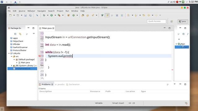 99 JAVA Networking Read from PC using URL смотреть онлайн