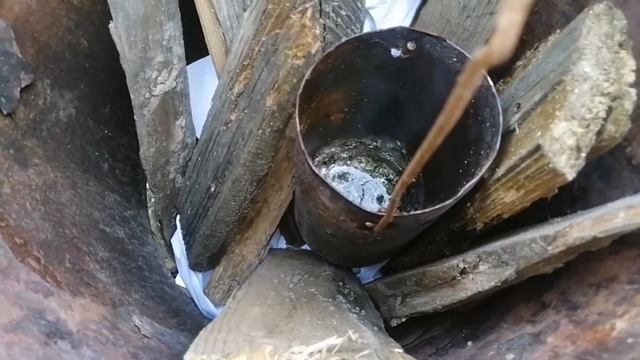 Плавлю Алюминий, делаю кирпичики для проекта!!! смотреть онлайн