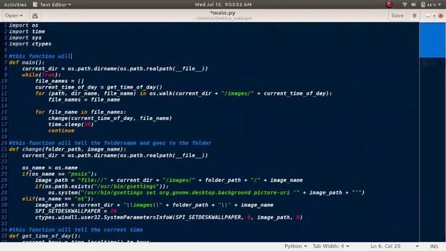 Automatic desktop wallpaper changer using python смотреть онлайн