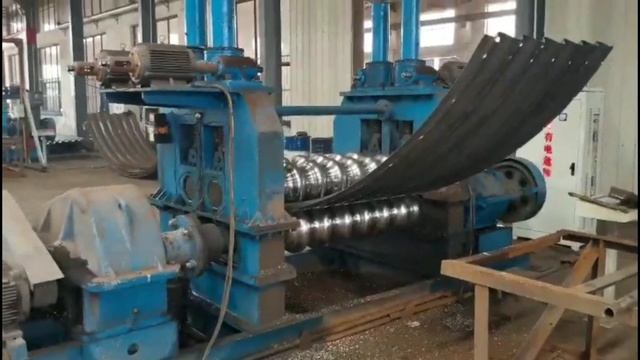 (Machine to produce corrugated metal sewers)
Equipment for the corrugated metal sewers смотреть онлайн