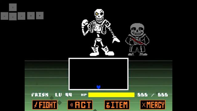 Disbelief Papyrus Full Fight + Mercy Ending [Hp Cheat] смотреть онлайн