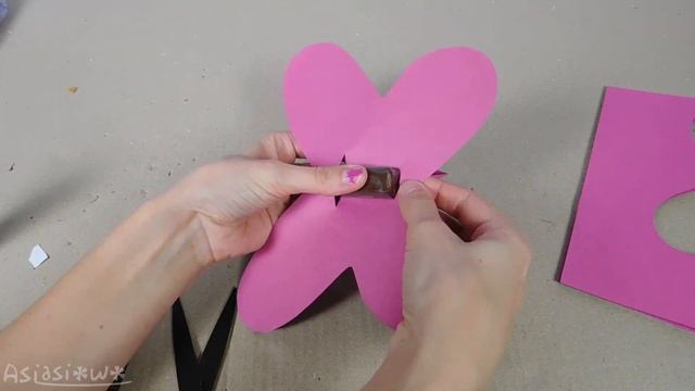 DIY How to make butterfly out of Merci chocolate (ENG Subtitles) - Speed up #529 смотреть онлайн