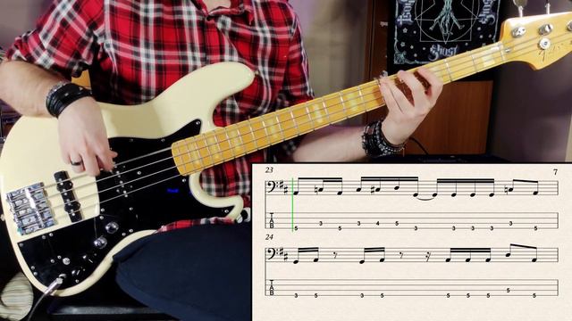 Led Zeppelin - Living Loving Maid (She's Just A Woman)// Bass Cover // Play Along Tabs And Notation